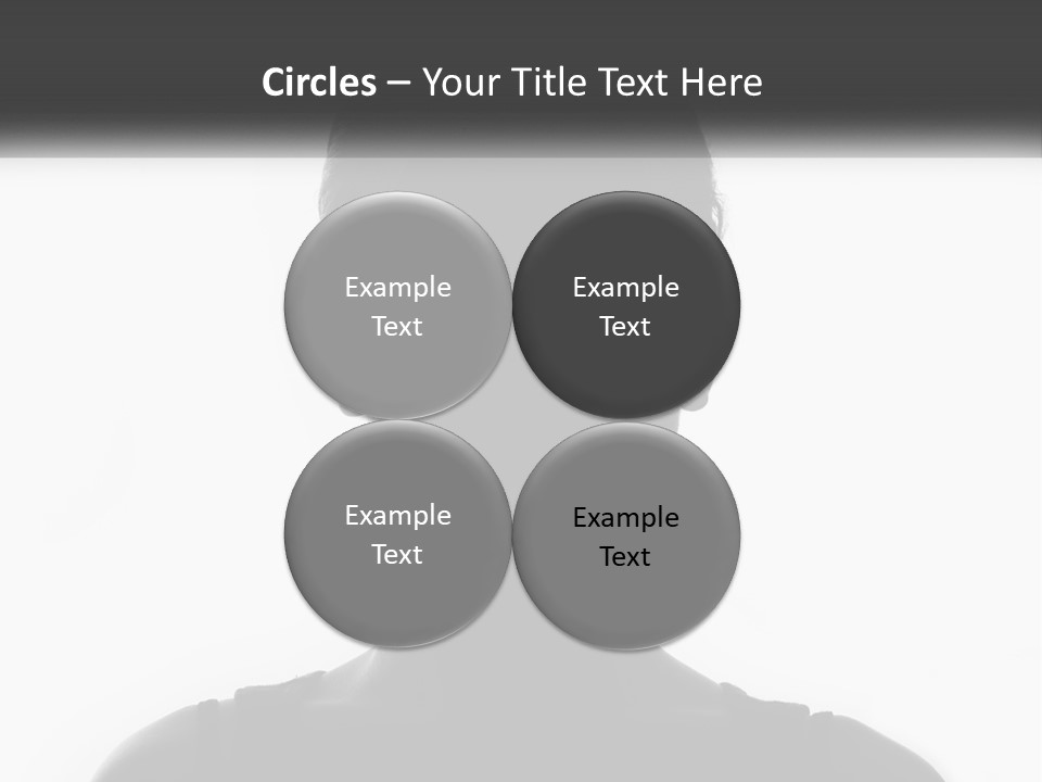 A Black And White Photo Of A Woman's Face PowerPoint Template