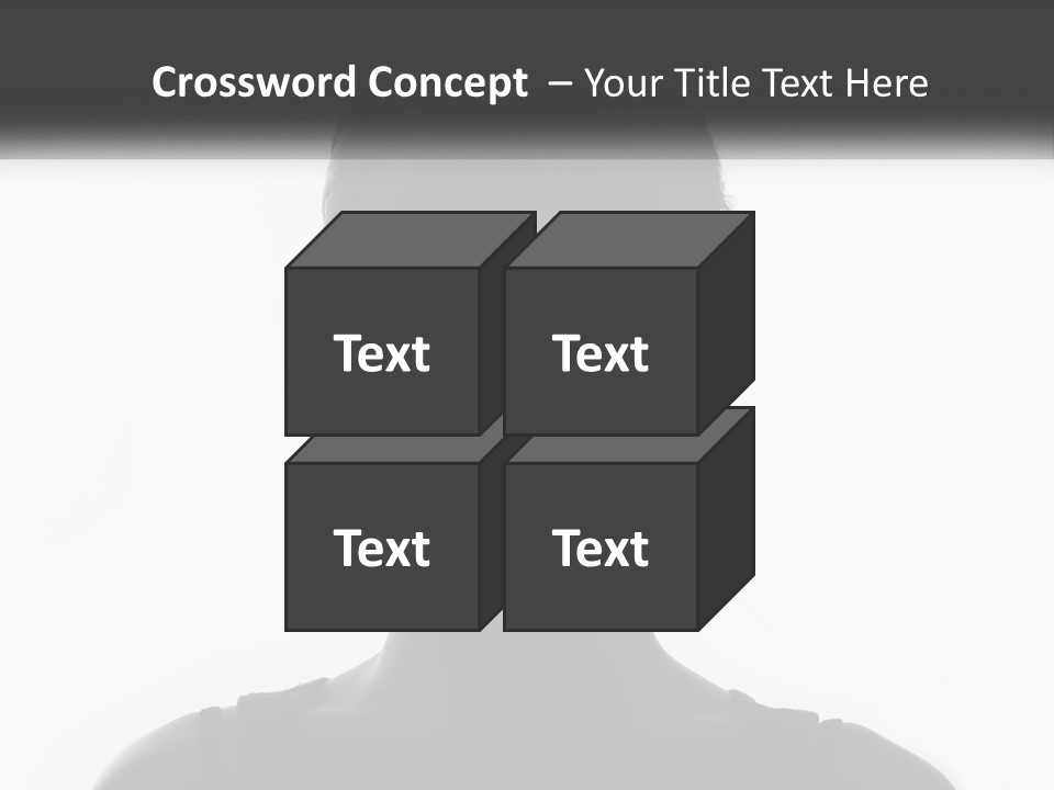 A Black And White Photo Of A Woman's Face PowerPoint Template