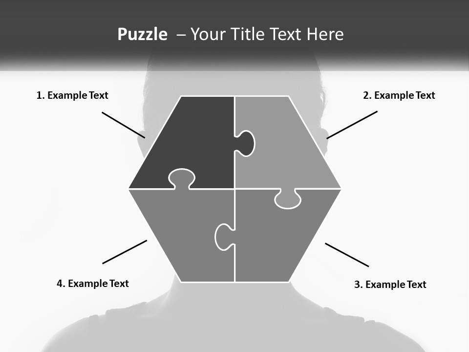 A Black And White Photo Of A Woman's Face PowerPoint Template