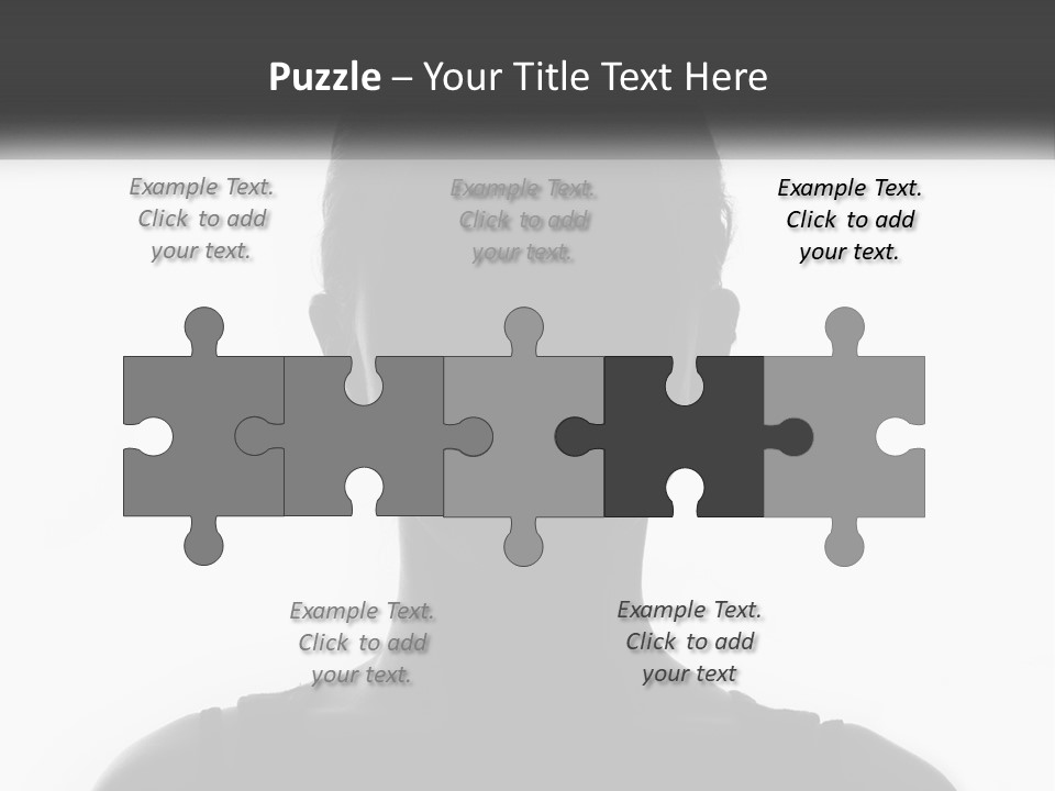 A Black And White Photo Of A Woman's Face PowerPoint Template