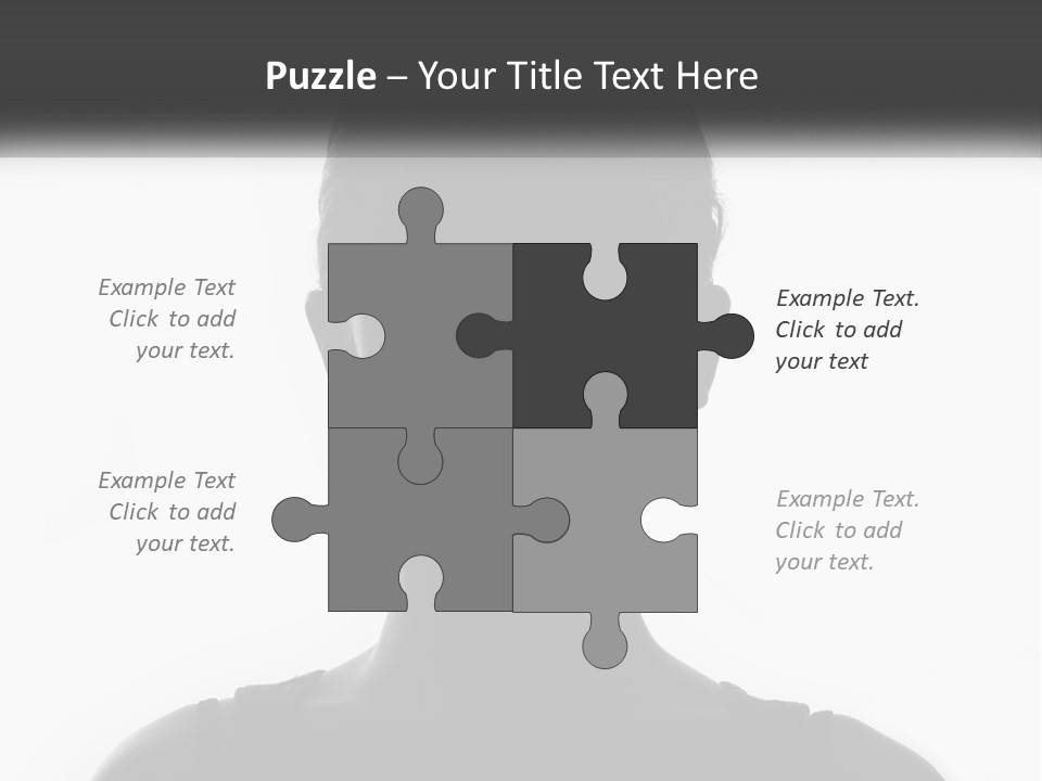 A Black And White Photo Of A Woman's Face PowerPoint Template