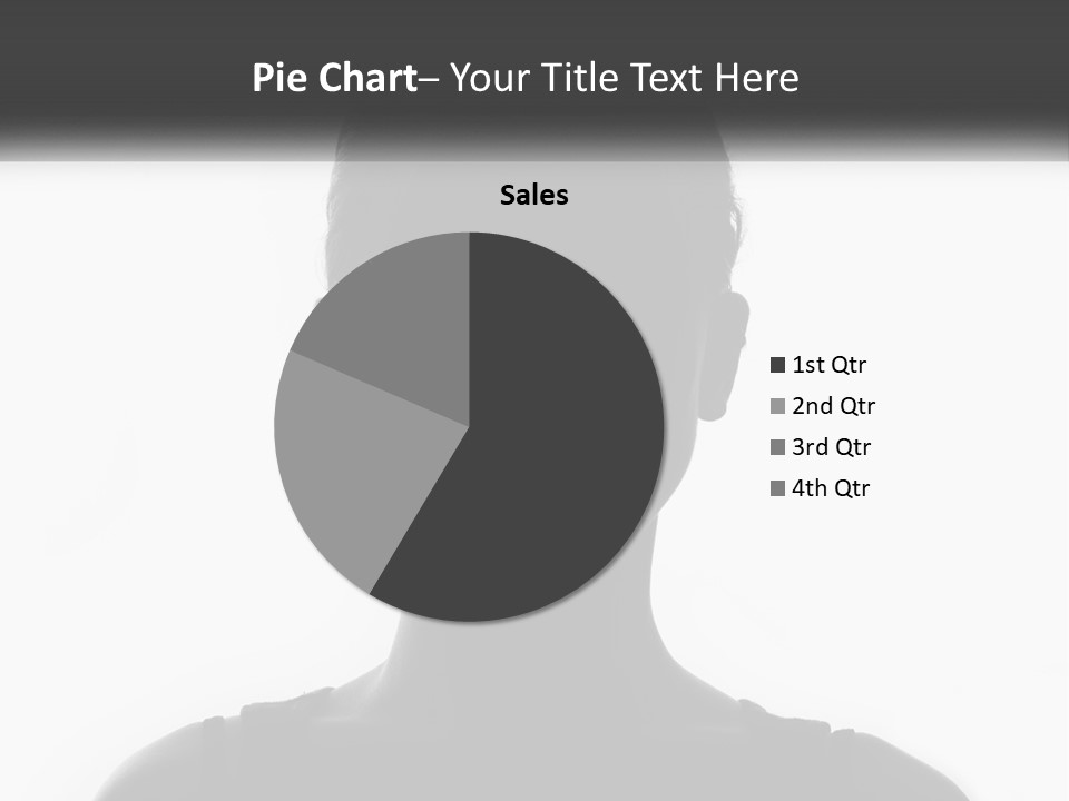 A Black And White Photo Of A Woman's Face PowerPoint Template