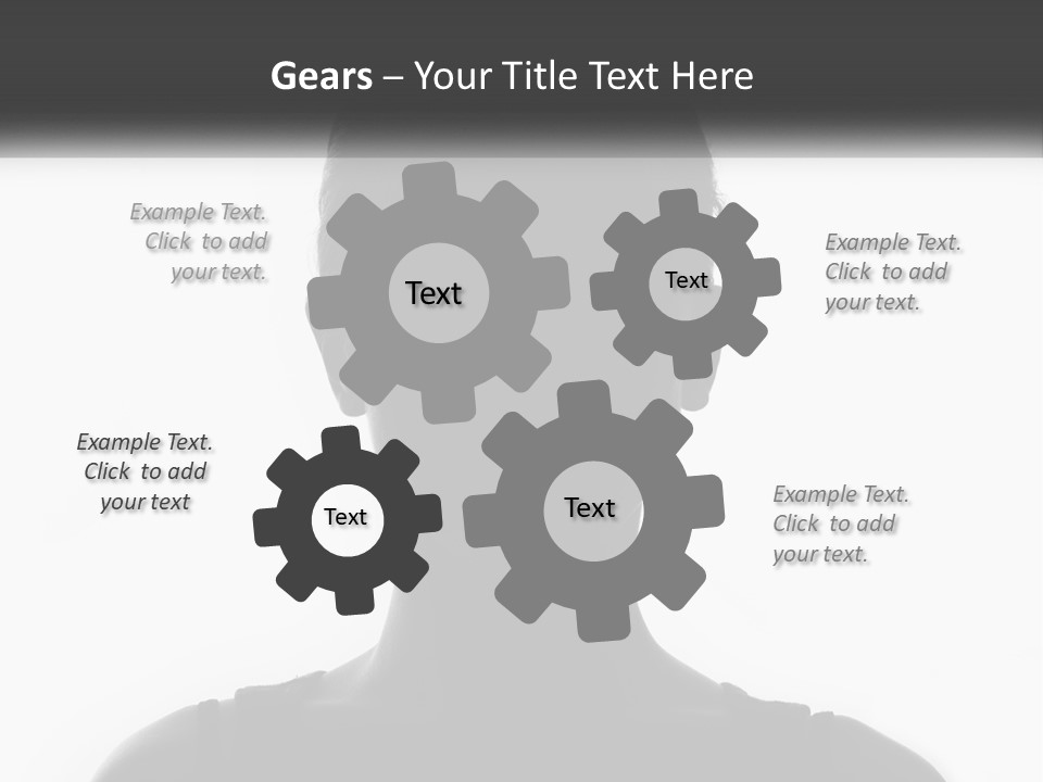 A Black And White Photo Of A Woman's Face PowerPoint Template