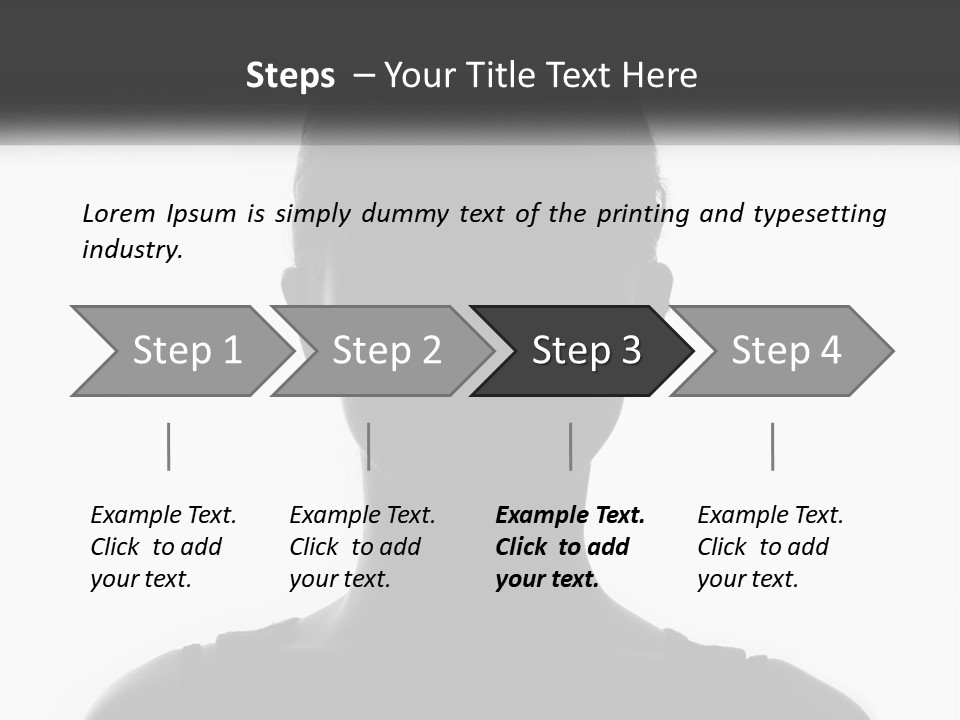 A Black And White Photo Of A Woman's Face PowerPoint Template