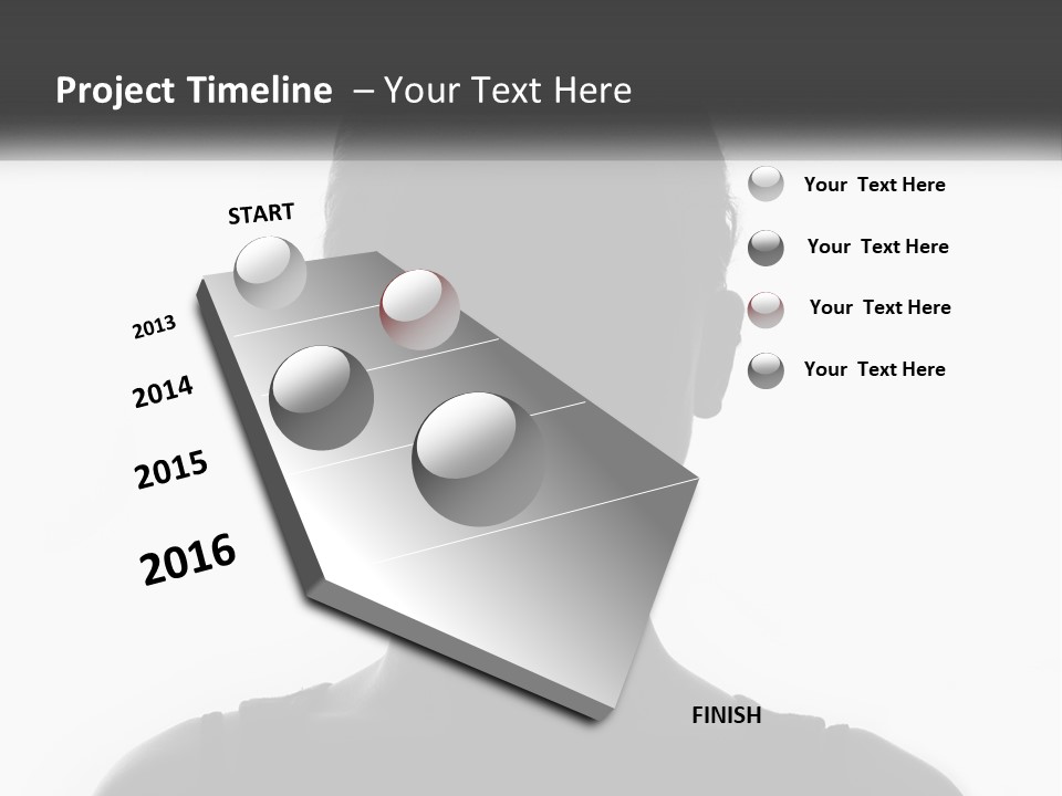 A Black And White Photo Of A Woman's Face PowerPoint Template