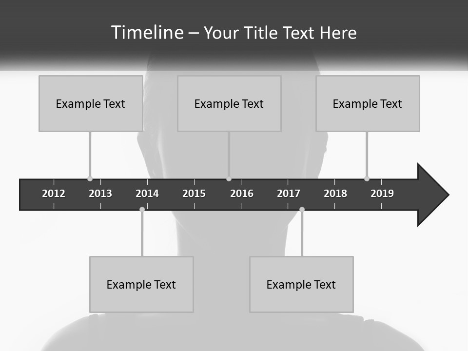 A Black And White Photo Of A Woman's Face PowerPoint Template
