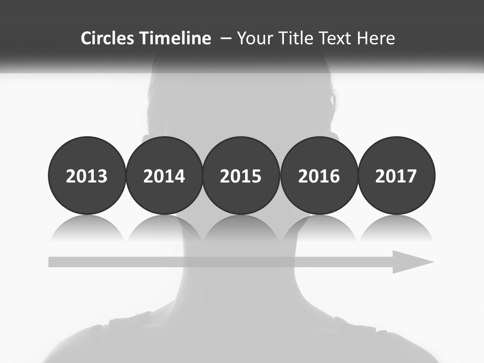 A Black And White Photo Of A Woman's Face PowerPoint Template