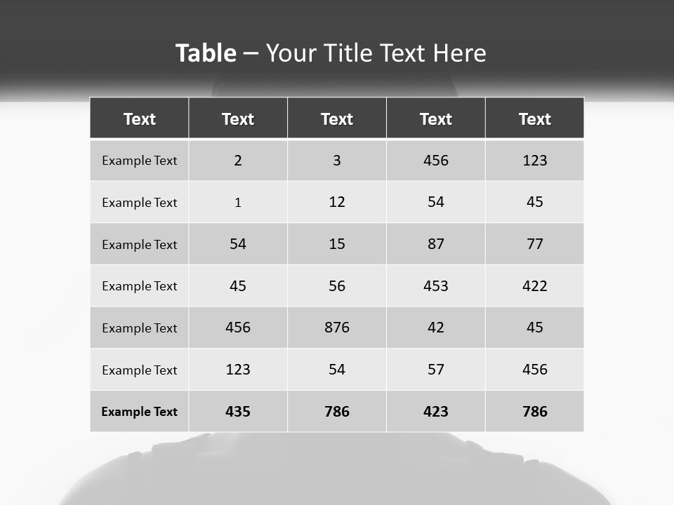 A Black And White Photo Of A Woman's Face PowerPoint Template