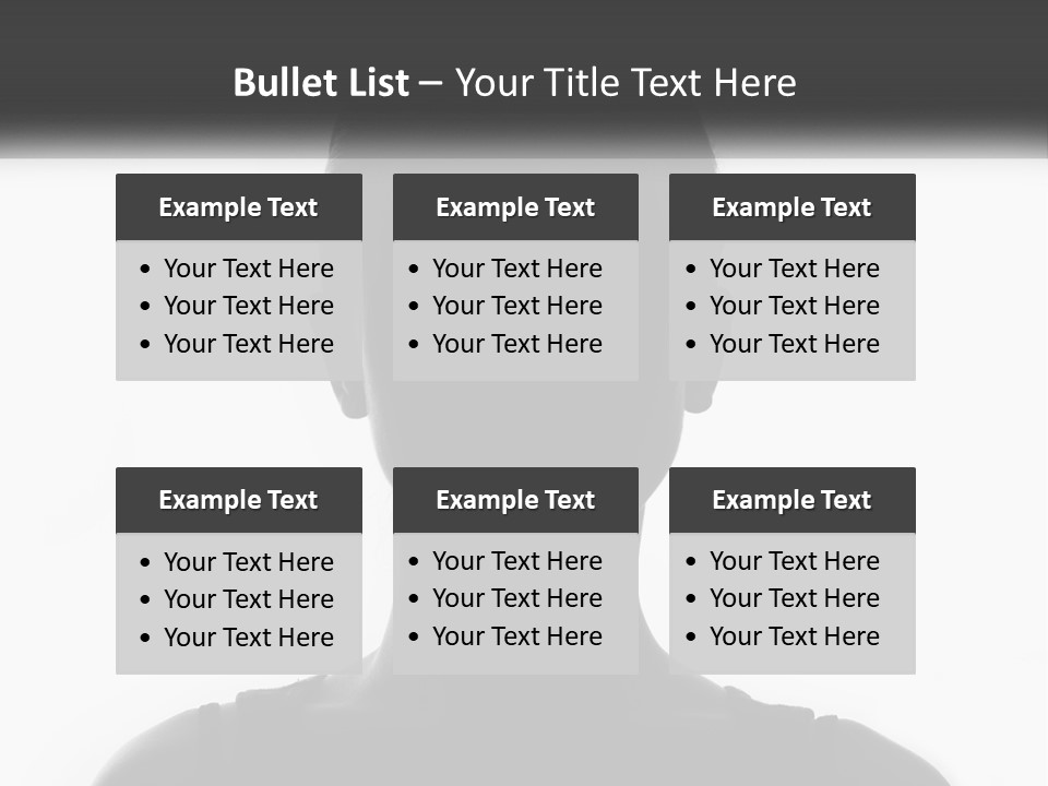A Black And White Photo Of A Woman's Face PowerPoint Template