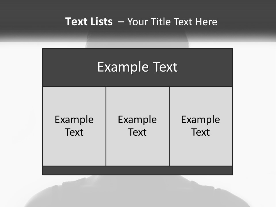 A Black And White Photo Of A Woman's Face PowerPoint Template