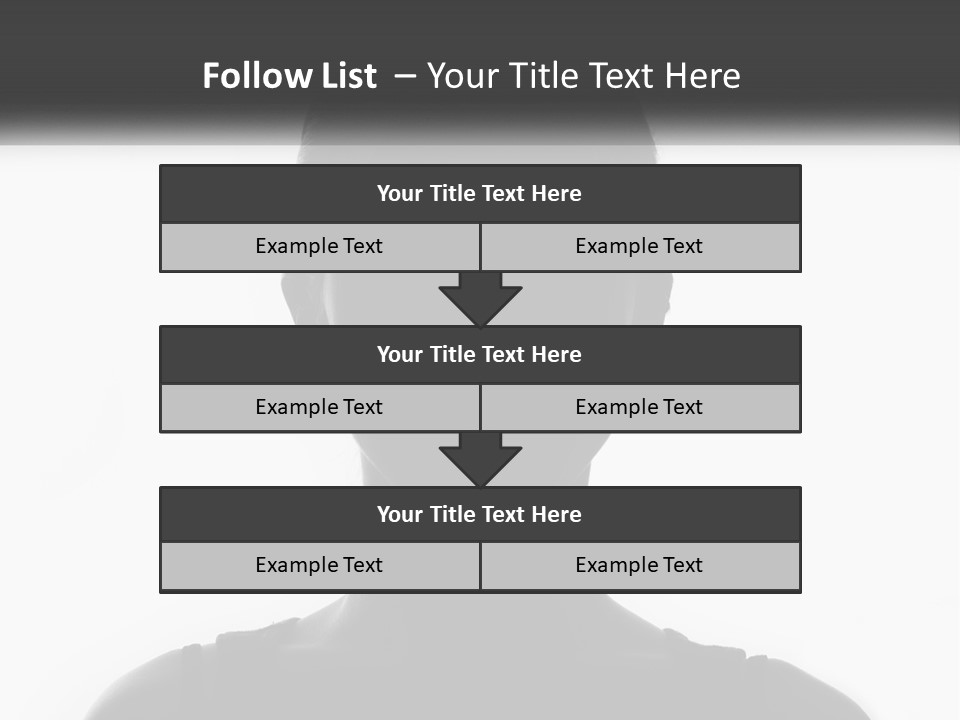 A Black And White Photo Of A Woman's Face PowerPoint Template
