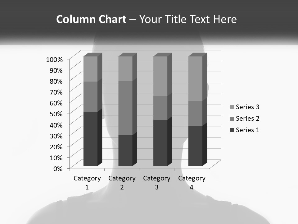 A Black And White Photo Of A Woman's Face PowerPoint Template