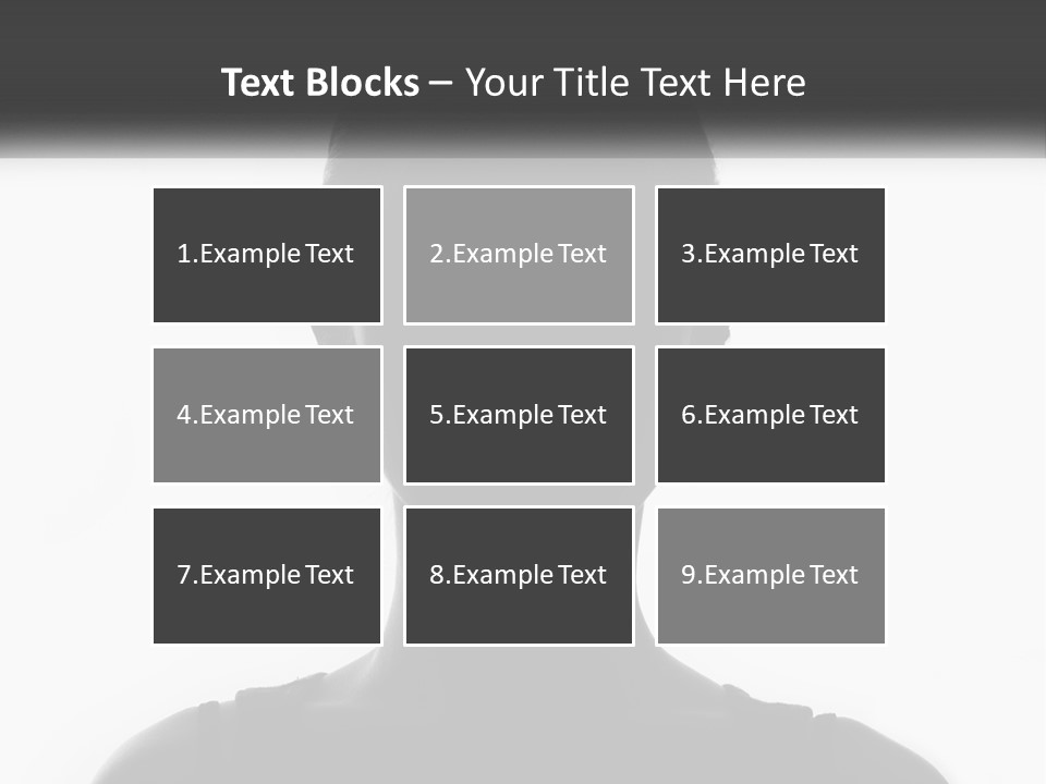 A Black And White Photo Of A Woman's Face PowerPoint Template