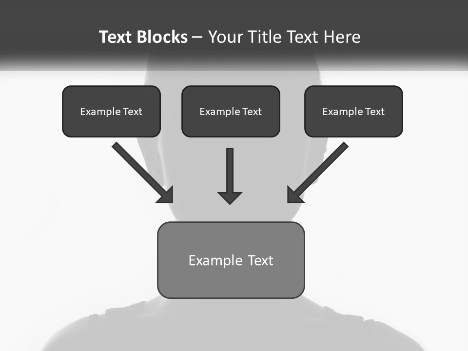 A Black And White Photo Of A Woman's Face PowerPoint Template