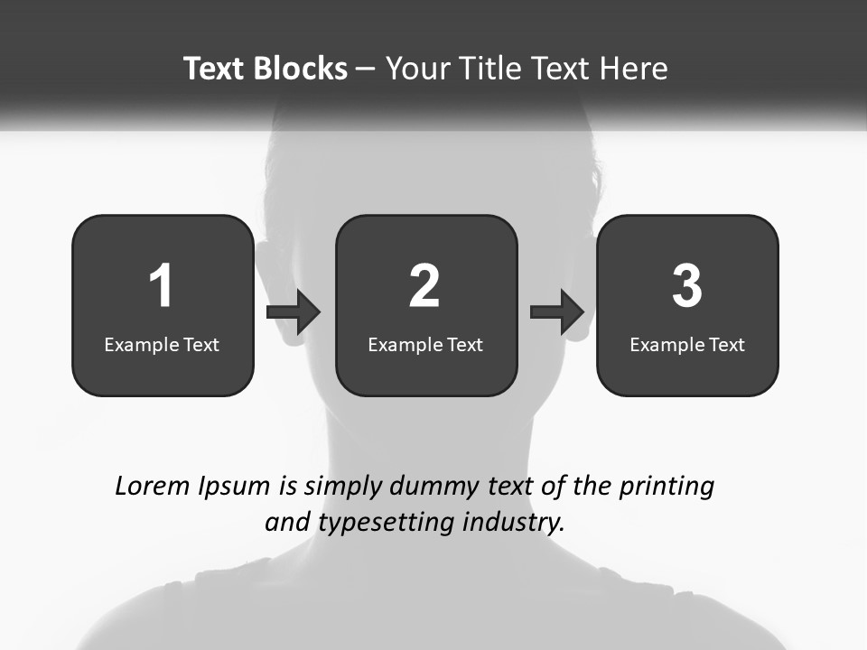 A Black And White Photo Of A Woman's Face PowerPoint Template