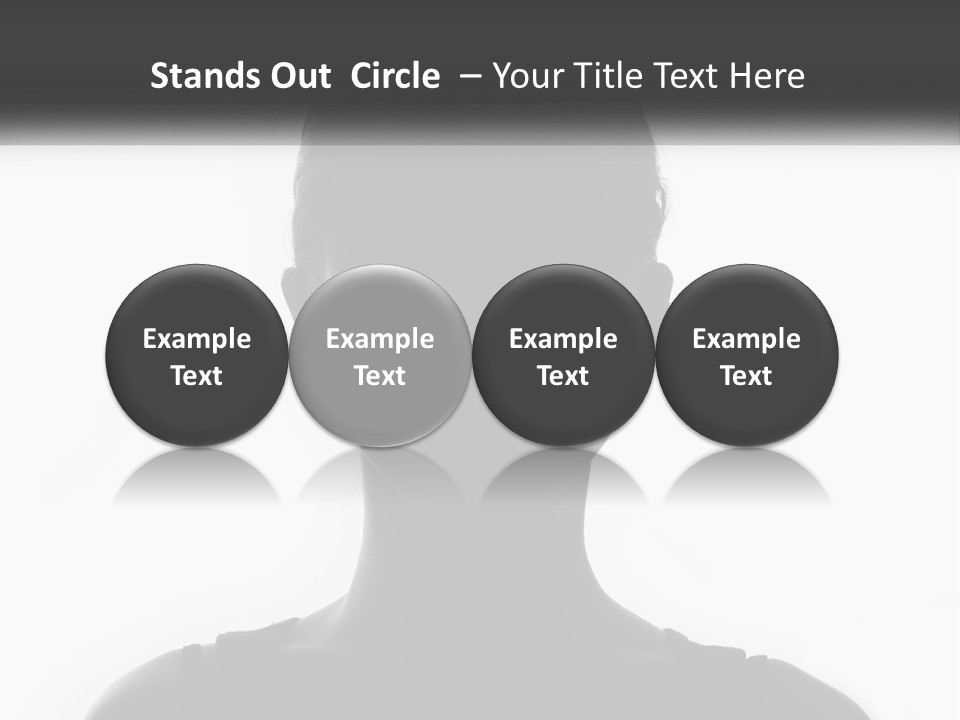 A Black And White Photo Of A Woman's Face PowerPoint Template