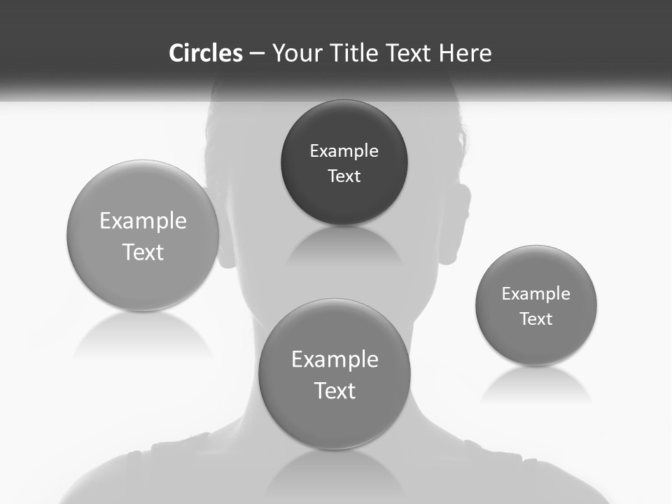 A Black And White Photo Of A Woman's Face PowerPoint Template