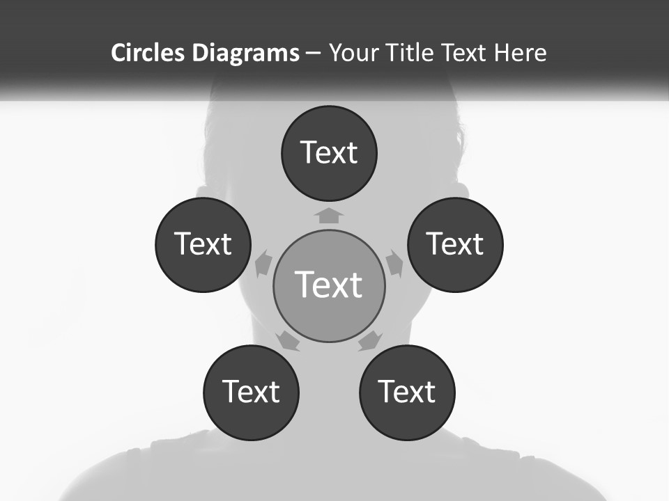 A Black And White Photo Of A Woman's Face PowerPoint Template