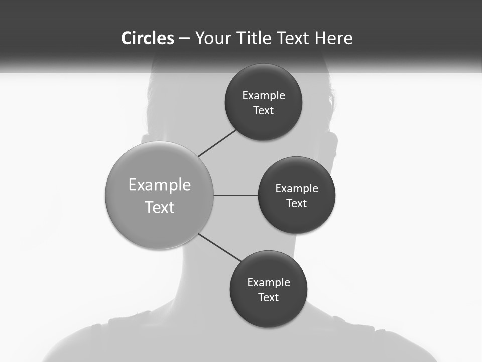 A Black And White Photo Of A Woman's Face PowerPoint Template