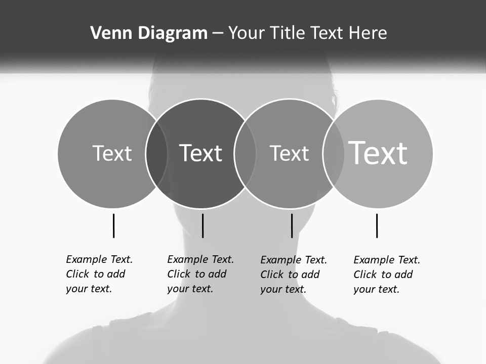 A Black And White Photo Of A Woman's Face PowerPoint Template