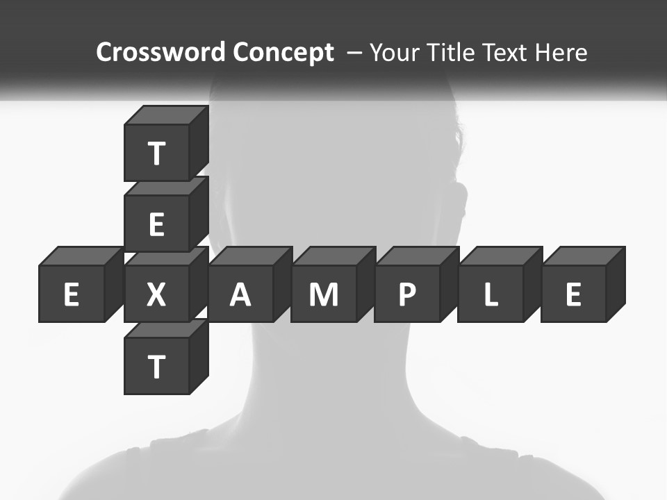 A Black And White Photo Of A Woman's Face PowerPoint Template