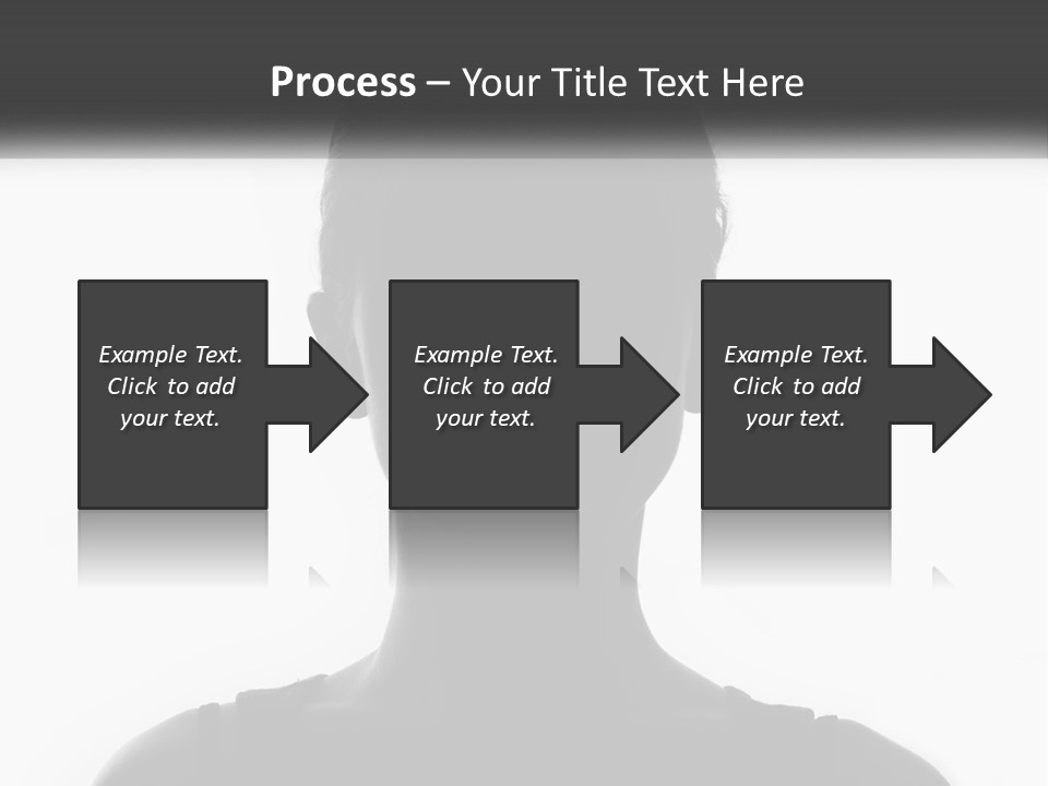 A Black And White Photo Of A Woman's Face PowerPoint Template