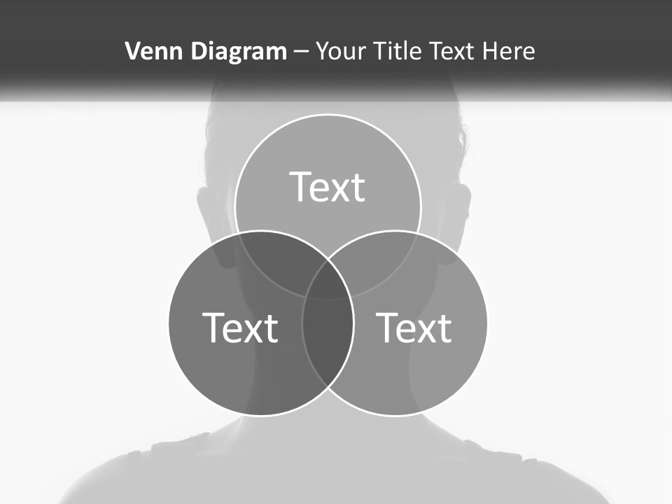 A Black And White Photo Of A Woman's Face PowerPoint Template