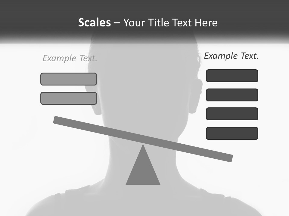 A Black And White Photo Of A Woman's Face PowerPoint Template