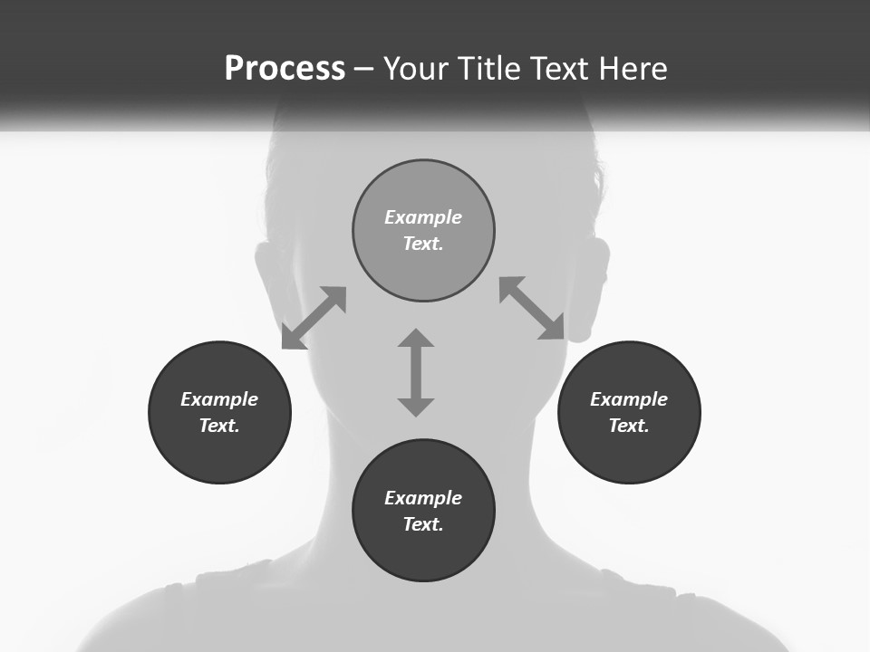 A Black And White Photo Of A Woman's Face PowerPoint Template