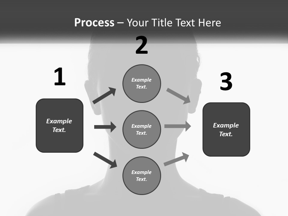 A Black And White Photo Of A Woman's Face PowerPoint Template