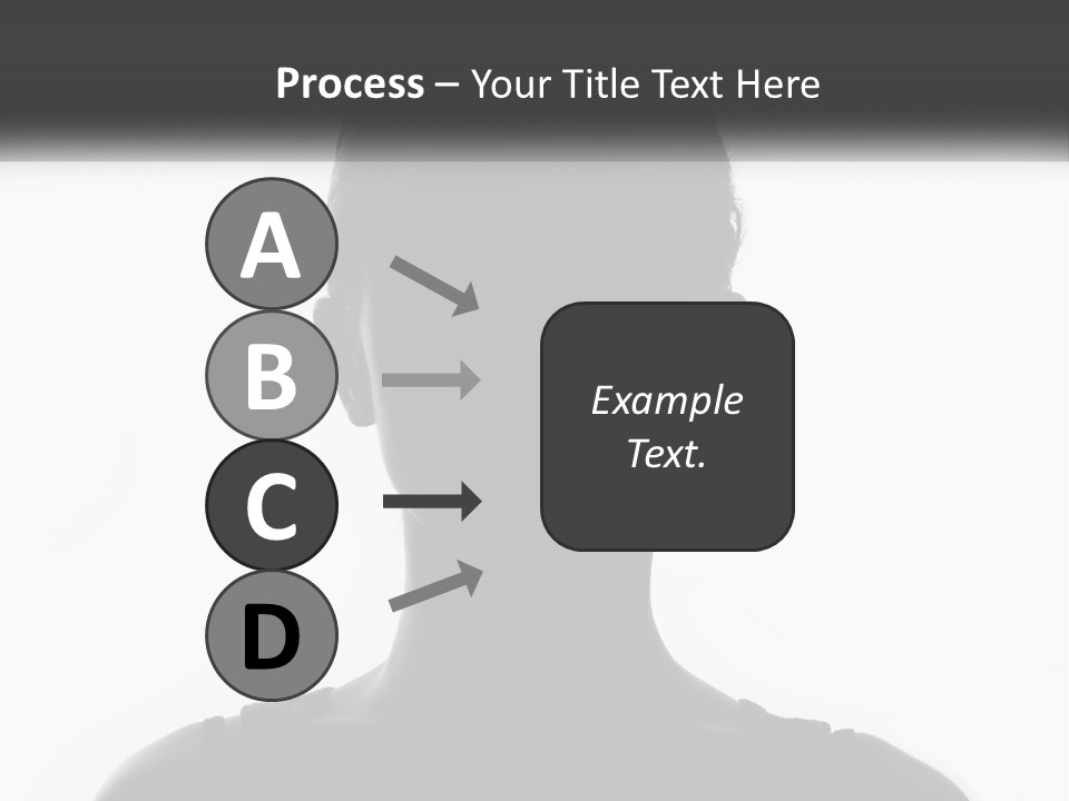 A Black And White Photo Of A Woman's Face PowerPoint Template