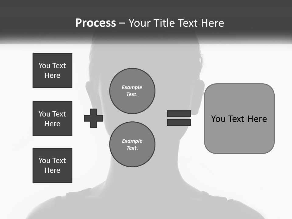 A Black And White Photo Of A Woman's Face PowerPoint Template