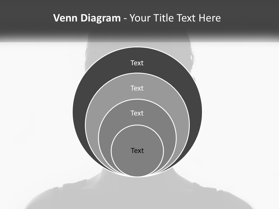 A Black And White Photo Of A Woman's Face PowerPoint Template