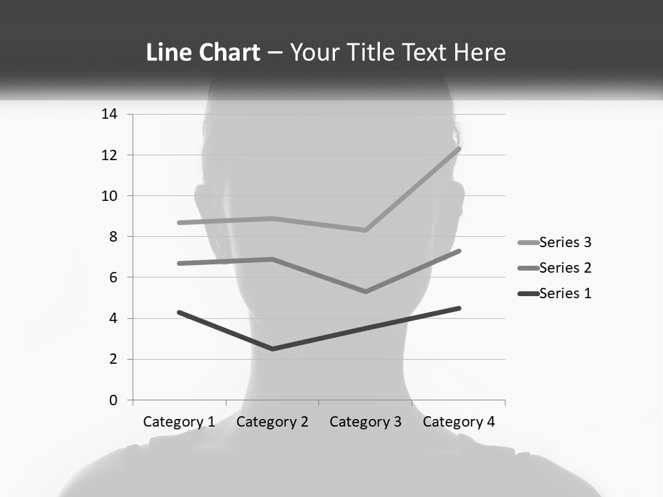 A Black And White Photo Of A Woman's Face PowerPoint Template