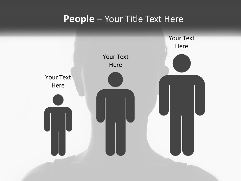 A Black And White Photo Of A Woman's Face PowerPoint Template