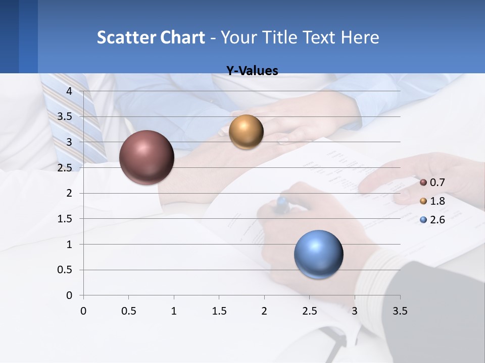 A Group Of People Sitting Around A Table With Papers PowerPoint Template