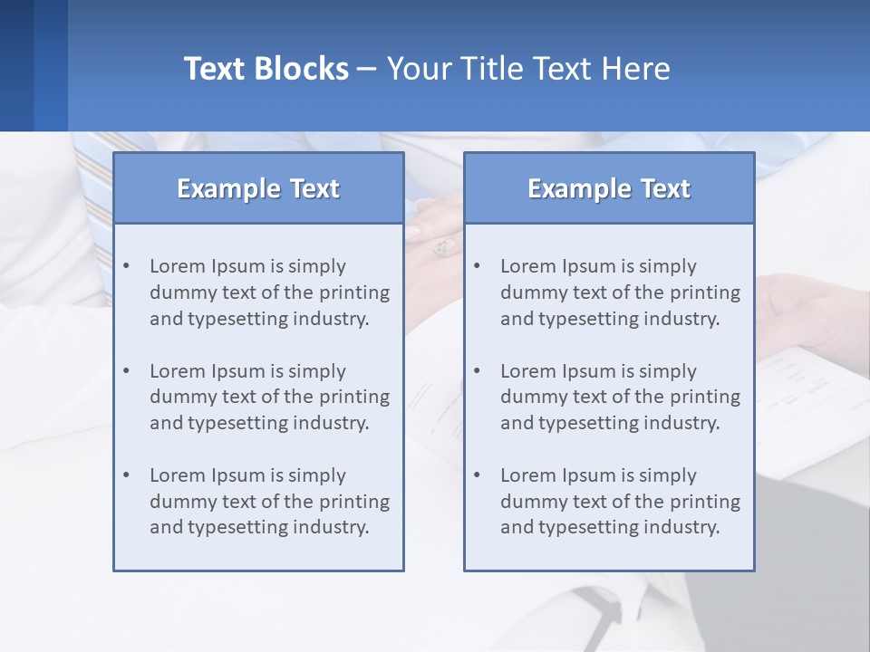 A Group Of People Sitting Around A Table With Papers PowerPoint Template