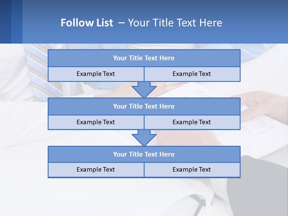 A Group Of People Sitting Around A Table With Papers PowerPoint Template