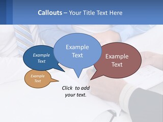 A Group Of People Sitting Around A Table With Papers PowerPoint Template