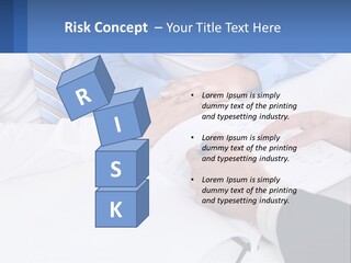 A Group Of People Sitting Around A Table With Papers PowerPoint Template