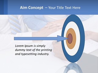 A Group Of People Sitting Around A Table With Papers PowerPoint Template