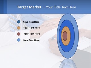 A Group Of People Sitting Around A Table With Papers PowerPoint Template