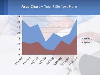A Group Of People Sitting Around A Table With Papers PowerPoint Template
