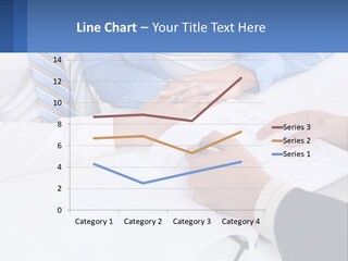 A Group Of People Sitting Around A Table With Papers PowerPoint Template