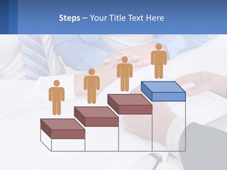A Group Of People Sitting Around A Table With Papers PowerPoint Template