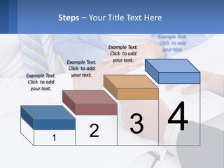 A Group Of People Sitting Around A Table With Papers PowerPoint Template