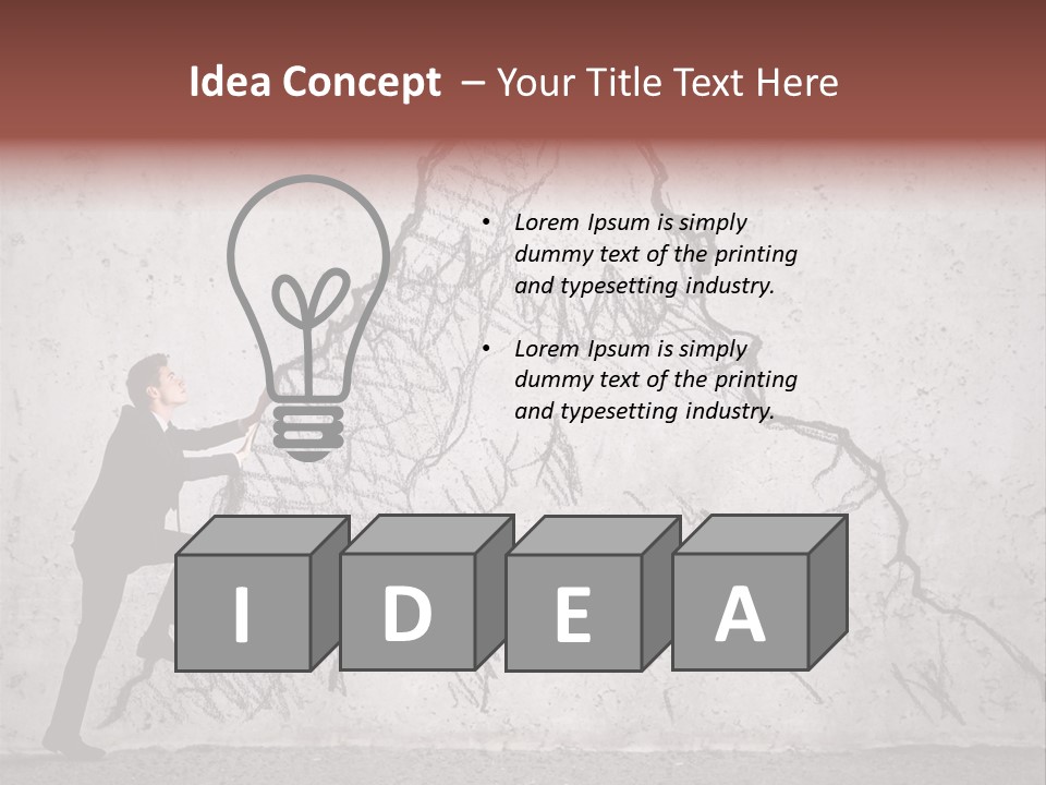 A Man In A Suit Climbing Up A Mountain With A Ladder PowerPoint Template