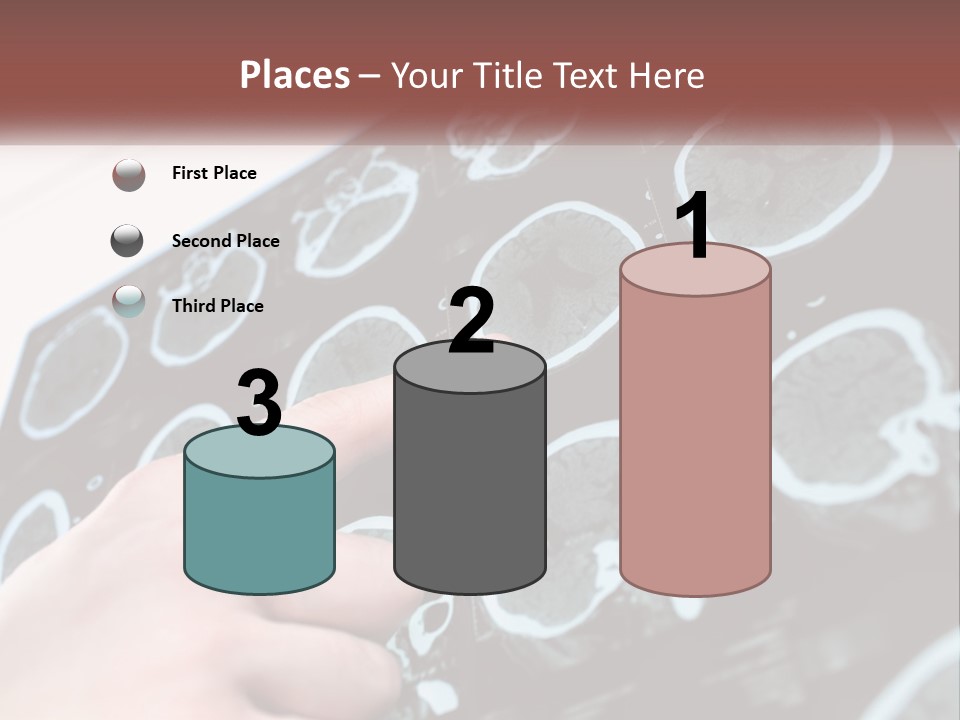 A Person Pointing At A Presentation On A Screen PowerPoint Template