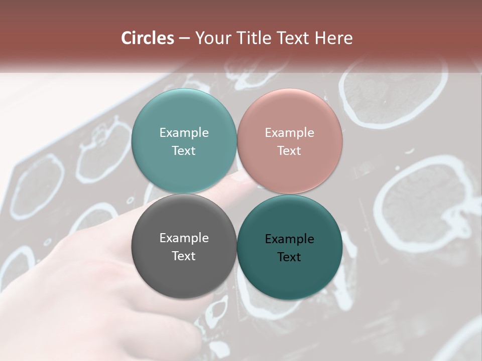 A Person Pointing At A Presentation On A Screen PowerPoint Template