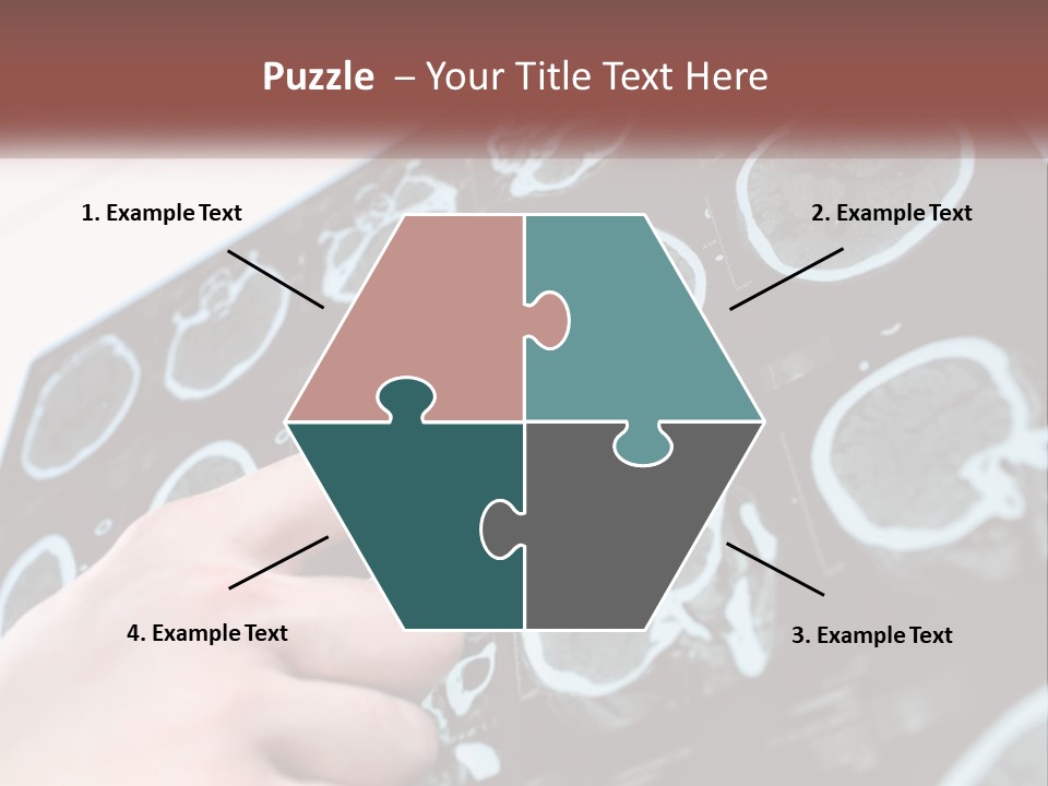 A Person Pointing At A Presentation On A Screen PowerPoint Template